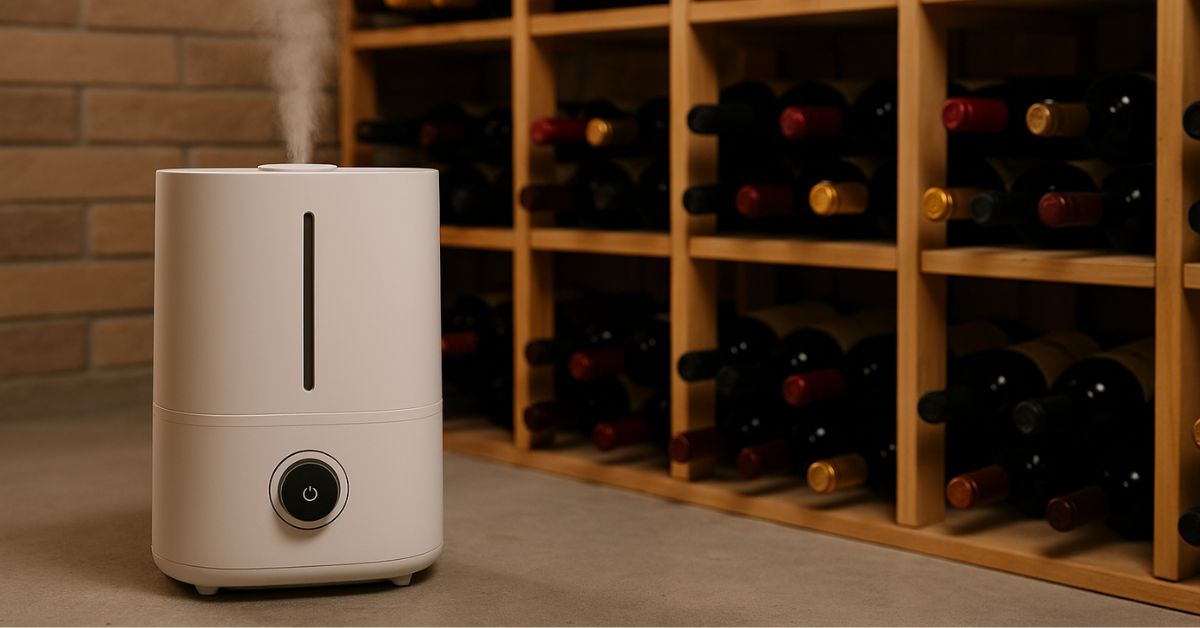 Luftfugter i vinkælder